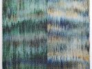 Emerald Tide - Diptych | Mixed Media in Paintings by Jessie Bloom Studio. Item composed of linen compatible with mid century modern and contemporary style