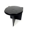 The "DOT dot" Minimalist Multifunctional Stool | Chairs by Ooak Design Inc.. Item made of steel & leather compatible with minimalism style