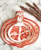 Pomegranate platter 30 cm | Decorative Plate in Decorative Objects by Federica Massimi Ceramics. Item made of ceramic