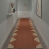 Handwoven Woolen Runner Rug | Rugs by Evergreen Carpets. Item made of wool works with boho & minimalism style