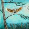 Full Moon Whisper — Original Acrylic Painting | Oil And Acrylic Painting in Paintings by DaggArt. Item composed of canvas