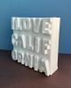 I Love California | Ornament in Decorative Objects by Emeline Tate. Item made of wood with canvas