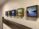 5 small landscape paintings | Oil And Acrylic Painting in Paintings by Victoria Veedell. Item composed of synthetic