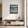 azure glow | Oil And Acrylic Painting in Paintings by Sophie DUMONT.. Item composed of wood and canvas in minimalism or contemporary style