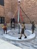 May Pole Dance | Public Sculptures by Sutton Betti | McPherson Community Building in McPherson
