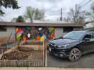 Garage/Shed Mural | Murals by Liubov Szwako Triangulador. Item made of synthetic