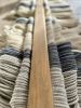 Large Layered Grey Shades Fiber Art Wall Hanging | Tapestry in Wall Hangings by Olivia Fiber Art. Item composed of wood & wool compatible with minimalism and contemporary style
