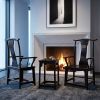 Legacy Imperial Official's Armchair Trio with Dragons Relief | Chairs by Dynasty Artisan. Item composed of wood compatible with contemporary and eclectic & maximalism style