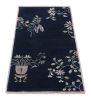 Rug & Kilim’s Chinese Art Deco Rug, Navy Blue with Bright | Area Rug in Rugs by Rug and Kilim