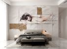 Handcrafted textured wallpaper - MM0101 | Wall Treatments by Affreschi & Affreschi. Item made of paper compatible with minimalism and contemporary style