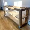 Custom Mobile Island | Furniture by Lighthouse Woodworks