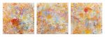 Sunshine 1-3 | Oil And Acrylic Painting in Paintings by Jill Krutick. Item made of canvas with synthetic
