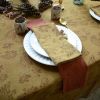 Block Print Tablecloth | Marigold | Linens & Bedding by ichcha. Item made of cotton works with boho & minimalism style