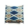 Tisa Indigo Silk Pillow | Pillows by Studio Variously. Item composed of cotton