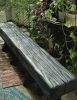 solid wood beam bench, foraged by fire. | Benches & Ottomans by VISCERAL HOME STUDIO. Item composed of oak wood in japandi or industrial style
