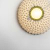 Knitted Ceiling Lamp - Alti 40cm | Sconces by Ariel Zuckerman Studio. Item made of fabric