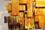 "Autumn" Glass and Metal Wall Art Sculpture | Wall Sculpture in Wall Hangings by Karo Studios. Item made of metal with glass