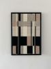 Woven Wall Art Frame - Masonry 005 | Tapestry in Wall Hangings by Anita Meades. Item composed of wood and wool in minimalism or contemporary style