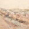 "Where The Gold Dust Lies" - Mixed Media Landscape Painting | Paintings by Kelly Hanna Studio. Item made of canvas & fiber compatible with boho and minimalism style