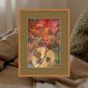 An Afternoon in the Garden | Mixed Media in Paintings by Elizabeth MacLean. Item compatible with boho and contemporary style