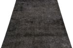 Vintage Persian rug with Black and Brown Patterns by Rug | Area Rug in Rugs by Rug and Kilim