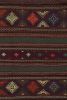 Vintage Baluch Tribal Kilim in Red with Geometric Patterns | Area Rug in Rugs by Rug and Kilim