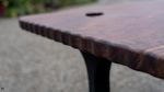 Wavy Walnut | Desk in Tables by Simon Silver Designs. Item composed of walnut & steel compatible with minimalism and mid century modern style