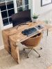 Waterfall Maple Live Edge Desk | Tables by Citizen Wood Company. Item composed of wood