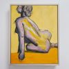 Mellow Yellow 1 | Oil And Acrylic Painting in Paintings by Ella Friberg