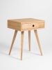 Mid century modern nightstand, bedside table, end table | Tables by Mo Woodwork. Item composed of oak wood compatible with minimalism and mid century modern style