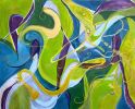 Elation | Oil And Acrylic Painting in Paintings by Kate Wilson Fine Art. Item composed of canvas and synthetic in contemporary or modern style