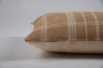 Bhujodi Wool Handloom Pillow, Beige - 16 x 24 inch | Pillows by ARTISAGA PRIVATE LIMITED. Item made of cotton works with contemporary & modern style