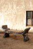 Steel & Fabric Bench — Levitar by Nitush Aroosh | Benches & Ottomans by Nitush Aroosh. Item made of fabric with steel works with contemporary & eclectic & maximalism style
