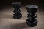 Solid Black Oak Copablanca Stool | Chairs by NO AGE FURNITURE STUDIO. Item composed of oak wood