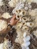 Oceanic World. Unique Coral Reef. Fiber Wall Art Decoration | Tapestry in Wall Hangings by Awesome Knots. Item composed of wood & cotton compatible with boho and japandi style