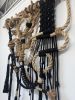 Nature Inspired Macrame Wall Hanging "Totem" | Wall Hangings by MossHound Designs | The Brent Lofts in Pensacola. Item composed of wood and cotton in boho or contemporary style