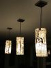 custom decorated hand made porcelain pendant lamps | Pendants by Mimi Logothetis Porcelain. Item made of ceramic