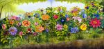 The Garden | Mixed Media by Juan Diaz | Holocaust Museum & Cohen Education Center in Naples. Item made of synthetic