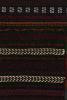Vintage Afghan Kilim Rug with Polychromatic Stripes | Area Rug in Rugs by Rug and Kilim. Item made of wool