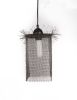 Fringe Steel Wire Mesh Pendant Light 12" T x 6" W | Sculptures by Anne Lindsay Studio. Item composed of steel in contemporary or industrial style