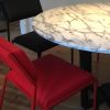 Velvet chair | Dining Chair in Chairs by Tiago Curioni Studio. Item composed of metal & leather compatible with contemporary style