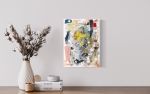 Beige Collage Art | Oil And Acrylic Painting in Paintings by NAMYOONSOOART. Item composed of canvas