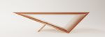 Time/Space Portal Table - Glass | Coffee Table in Tables by Neal Aronowitz. Item composed of glass compatible with minimalism and mid century modern style