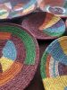 Set is 7 African Wall Plates Decor | Decorative Plate in Decorative Objects by Sarmal Design. Item composed of bamboo and cotton in boho or contemporary style