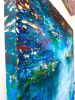 Water lily paradise | Oil And Acrylic Painting in Paintings by Elena Parau. Item made of canvas & synthetic compatible with contemporary and country & farmhouse style