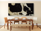 'Dark Cow' | Paintings by Christina Twomey Art + Design. Item made of canvas compatible with minimalism and contemporary style