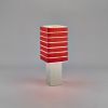 Exigen by Mnima. Table Light Sculpted from Solid Aluminum. | Table Lamp in Lamps by mnima. Item made of aluminum with leather