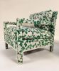 Parsons style chairs covered in Brambles Green fabric | Armchair in Chairs by Stevie Howell | New York in New York
