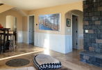 MOUNTAIN RETREAT 36X60 - MIXED MEDIA - wood panel | Mixed Media by Carolyn Johnson Coastal Art. Item made of wood