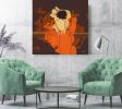 Romantic Evening | Oil And Acrylic Painting in Paintings by Irena Orlov. Item composed of canvas and synthetic